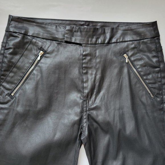 7 (SEVEN) FOR ALL MANKIND COATED PANTS WITH ZIPPER POCKETS SIZE 27 - Picture 2 of 10